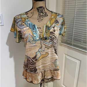 rene derhy Gorgeous top size L